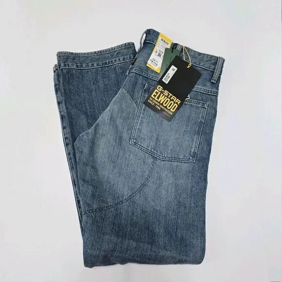 G-star Raw Elwood 5620 Blue 3D Denim Innovation Antique 96 Men's Jeans 32x32